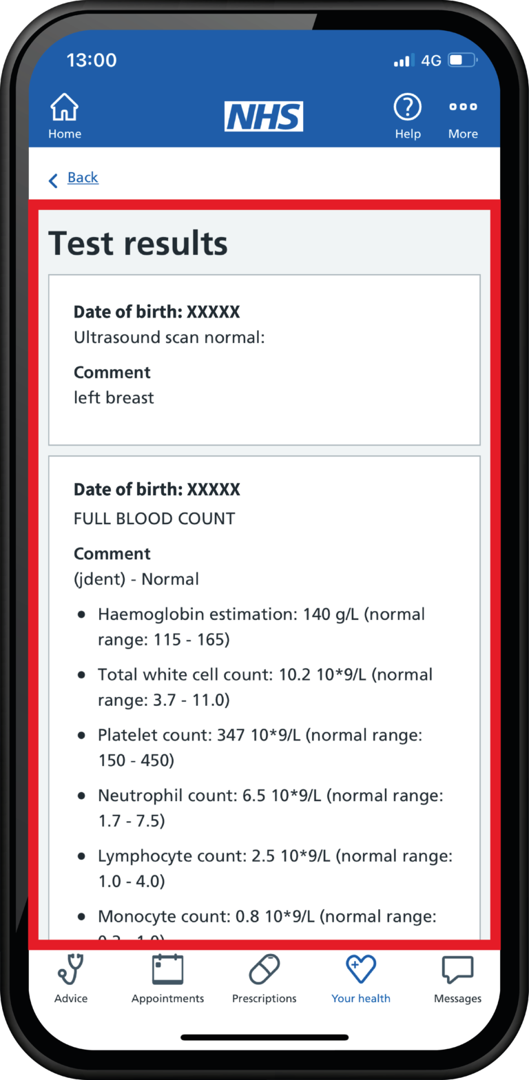 How To Check Your Test Results On The NHS App Davyhulme Medical Centre